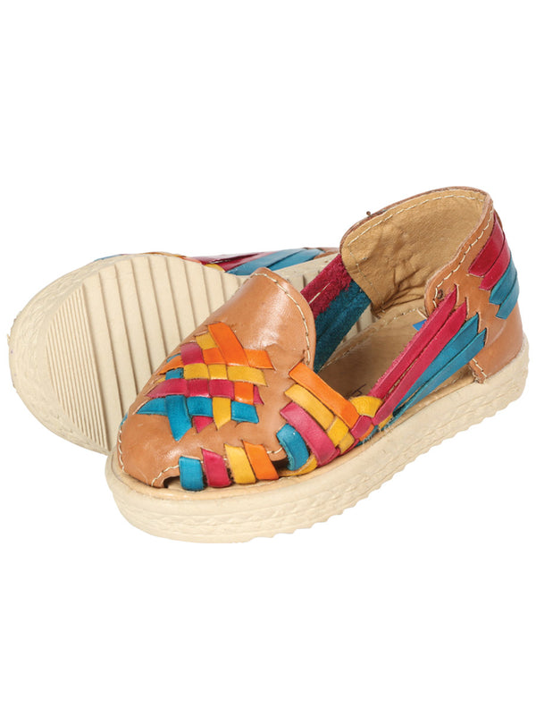 Huarache Sandalia Mexico Artesanal Melissa Piel Vacuno Tan/Colores 603479