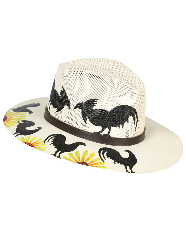 Sombrero Vaquero de Mujer México Artesanal SPA-001 Artesanal Color Hueso 603556