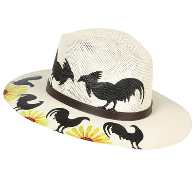 Sombrero Vaquero de Mujer México Artesanal SPA-001 Artesanal Color Hueso 603556