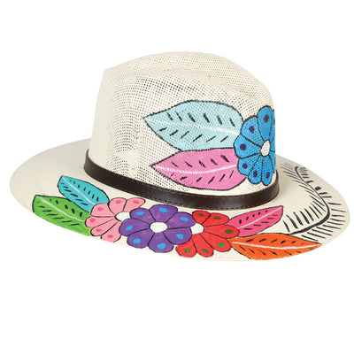 Sombrero Vaquero de Mujer México Artesanal SPA-002 Artesanal Color Hueso 603557