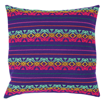 Artículo Decorativo para Hogar México Artesanal CCB-003 Artesanal en Cambaya 100% Acrilan Color Morado 603569