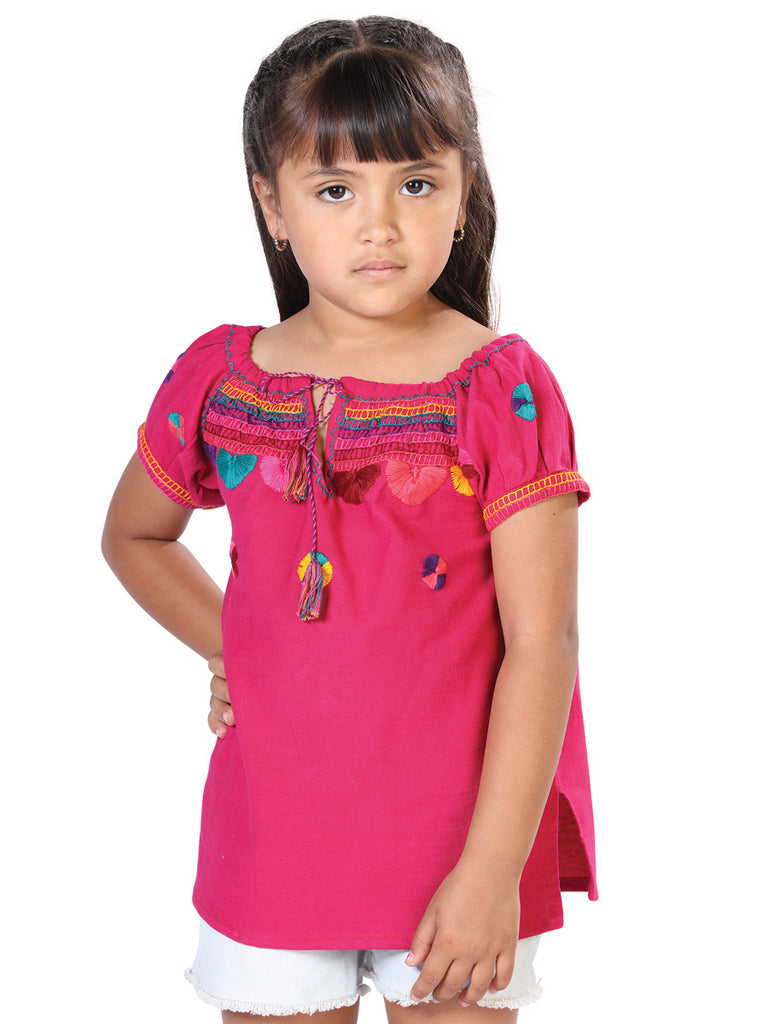 Blusa de Mujer México Artesanal en 100% Algodón 603592