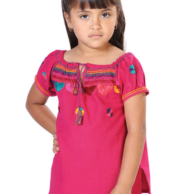 Blusa de Mujer México Artesanal en 100% Algodón 603592