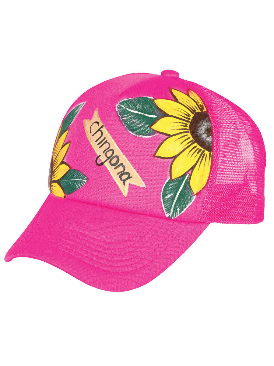 Sombrero Vaquero de Mujer México Artesanal en 40% NAILON Color Rosa 603662