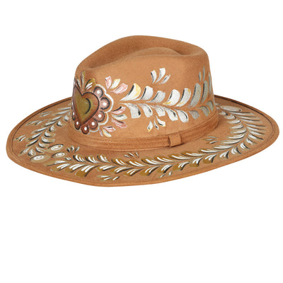 Sombrero Vaquero de Mujer México Artesanal Color Camel 603734