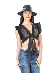 Chaleco Mexico Artesanal Cher001 65% Poliéster 35% Algodón Negro 603858