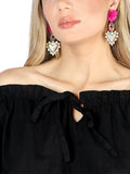 Camisa Casual de Mujer El General Bordada Charro Artesanal en 100% Algodón Color Negro 604050