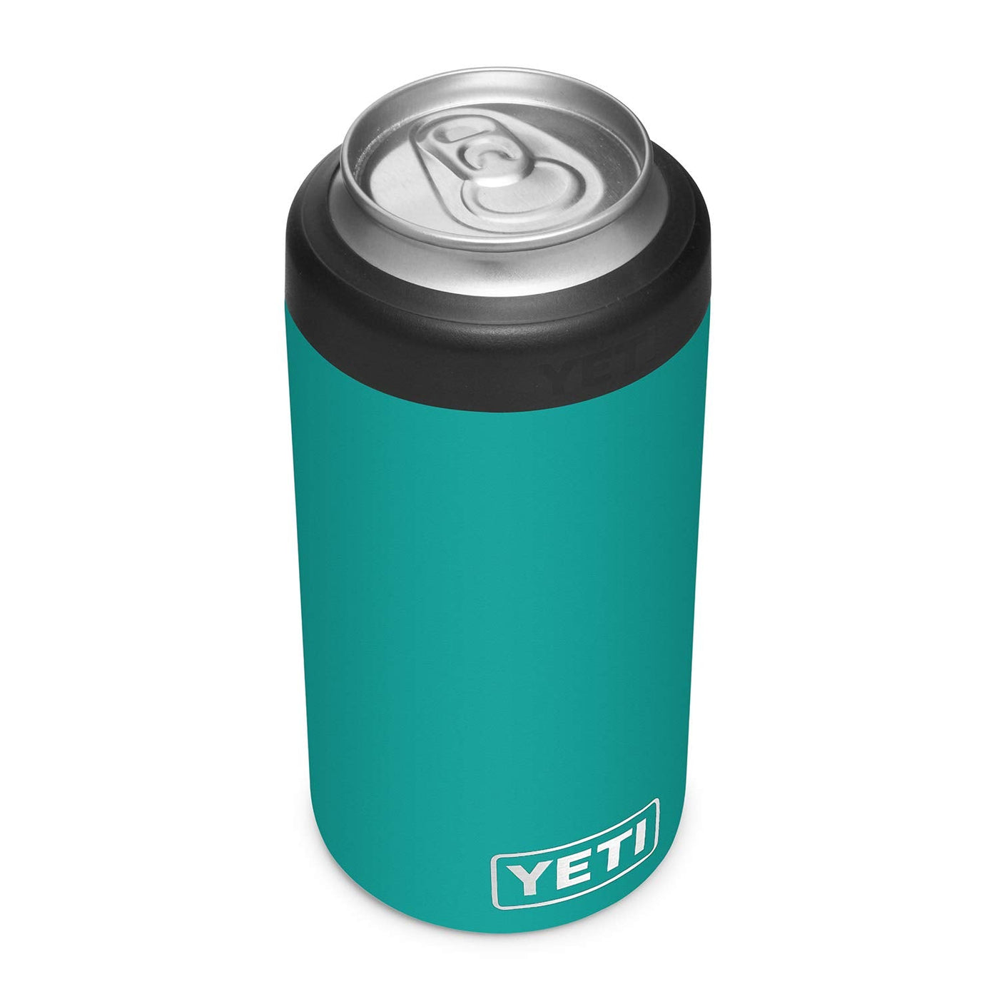 YETI Rambler 16 oz. Colster Tall Can Insulator for Tallboys & 16 oz. Cans, Aquifer Blue