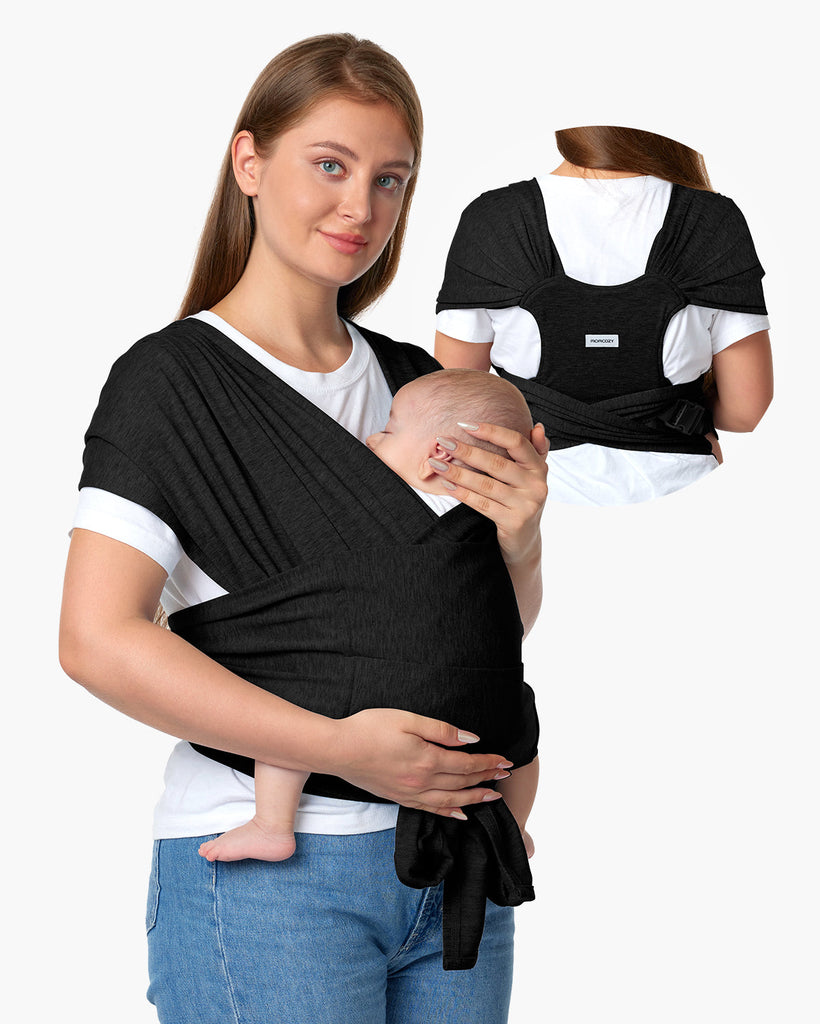 Negro Carbón - Mochila Portabebé Ergonómica