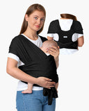 Negro Carbón - Mochila Portabebé Ergonómica
