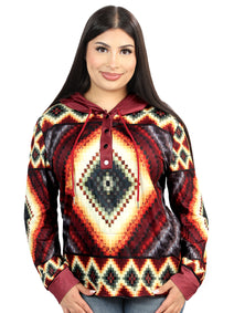 Jersey El General Western Wear Syg-2749 Tela Burdeos 702032