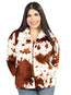 Chaqueta El General Western Wear Syg-2715 Tela Blanco/Marron 702036