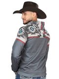 Chamarra de Hombre El General Western Wear SYG-2747 en Tela Color Gris 702037