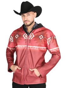 Chaqueta El General Western Wear Syg-2822 Tela Burdeos 702053