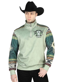 Chaqueta El General Western Wear Syg-2820 Tela Oliva 702054