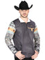 Chaqueta El General Western Wear Syg-2819 Tela Negra 702057