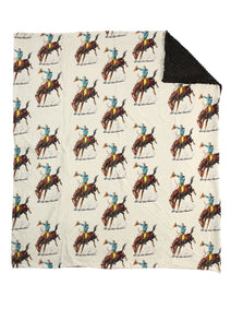 Mantas Bull Rider El General Western Wear Syg-006-4 Tela Blanco 702086