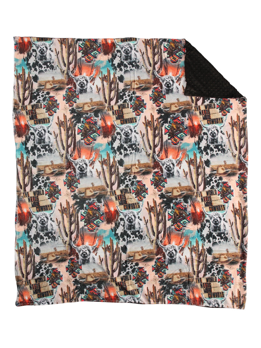 Camisa Vaquera de Mujer El General Western Wear Stg-006-6 Artesanal en Tela Color Multicolor 702088