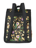 Bolsa de Mujer El General AC-111 Bordada en Tela Color Negro/Rosa 702170