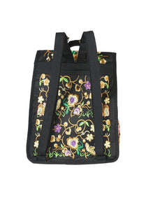 Bolsa Bordada Mochila El General Ac-111 (L) Tela Negro/Rosa 702170