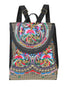 Bolsa Bordada Mochila El General Ac-115 (L) Tela Negro/Multicolor 702171