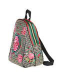 Bolsa de Mujer El General AC-190 Bordada en Tela Color Negro/Rosa 702187