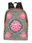 Bolsa Bordada Mochila El General Ac-190 Tela Negro/Rosa 702187
