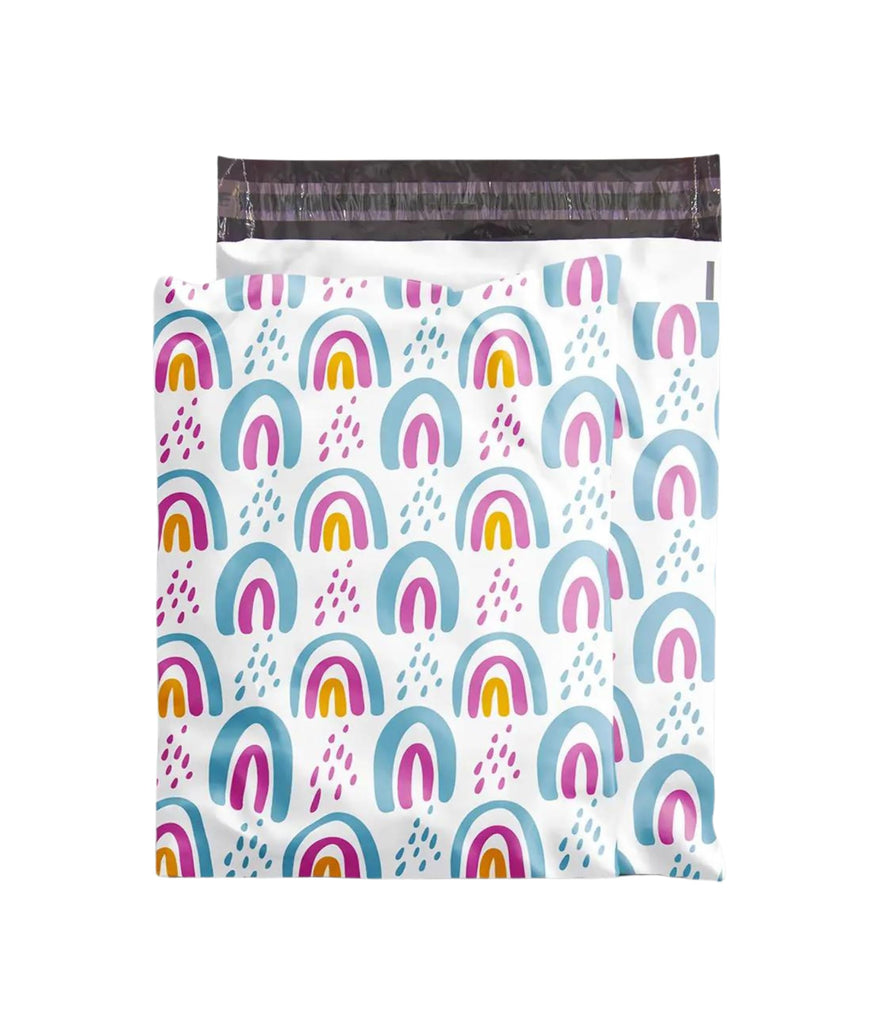 100 Bolsas de Envio Animada 25 * 33 4 cm, Sobre de Plástico de Calidad Resistente con Tira Autoadhesiva, Perfecto para Envíos y Embalaje, A prueba de Desgarros, Sobre Multiuso