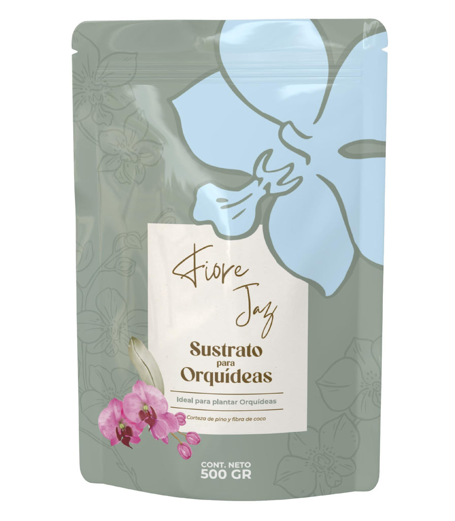 Sustrato para Orquideas de Fibra de Coco con Corteza de Pino Natural 500gr