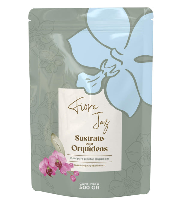 Sustrato para Orquideas de Fibra de Coco con Corteza de Pino Natural 500gr