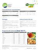 Qrop KS Granulado Mejor Conocido como Nitro-Phoska chileno, es una Fuente de potasio de rápida disponibilidad