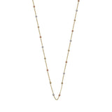 Collar Viviana De Oro De 10k De 45 Cm Con Bola 2.5mm