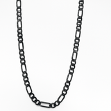 Cadena De Plata 925 Estilo 3x1 Figaro Calibre 4.1mm en 5 colores