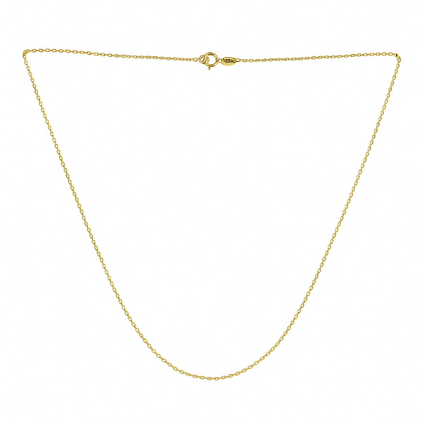 Cadena De Oro De 10k Rolo De 55 Cm Calibre 0.7mm