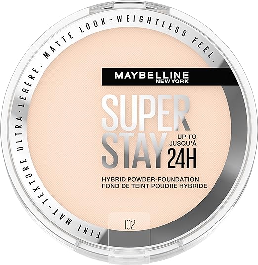 MAYBELLINE SUPER STAY® UP TO 24HR  HYBRID POWDER-FOUNDATION #102 6G