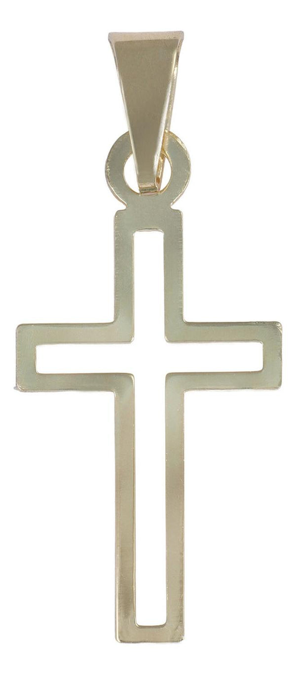 Collar Para Mujer De Oro De 10k De Cruz