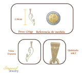 Collar Para Mujer De Oro De 10k De La Madonna