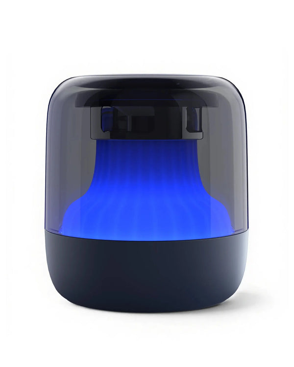 Máquina Portátil de Ruido Blanco y Sonidos Relajantes para Bebé con Luz Nocturna LED y Batería Recargable