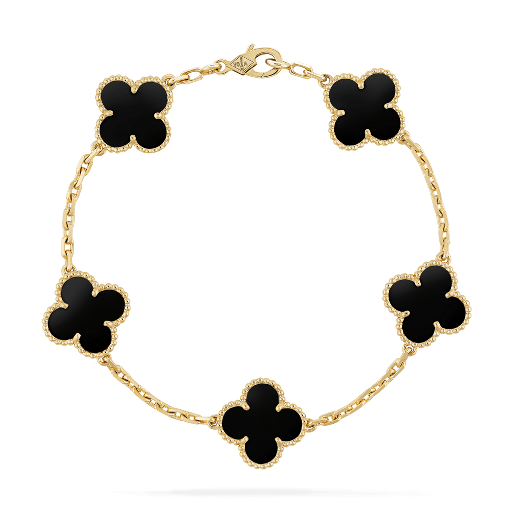 Brazalete Alhambra Gold Ònyx