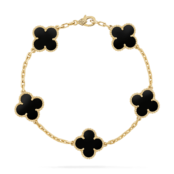 Brazalete Alhambra Gold Ònyx