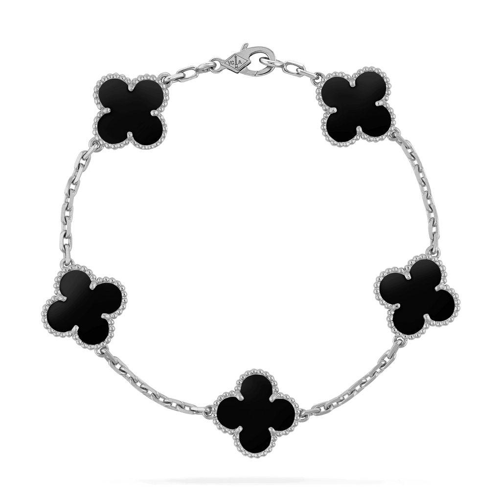 Brazalete Alhambra Silver Onyx