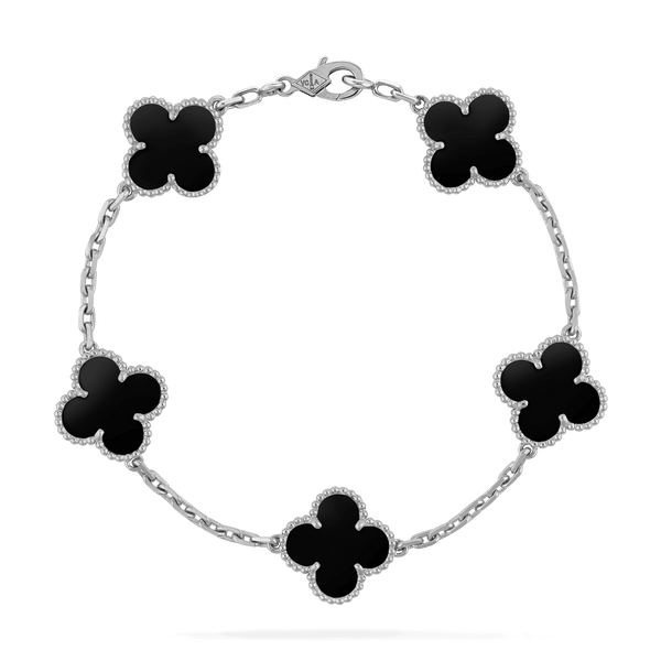 Brazalete Alhambra Silver Onyx