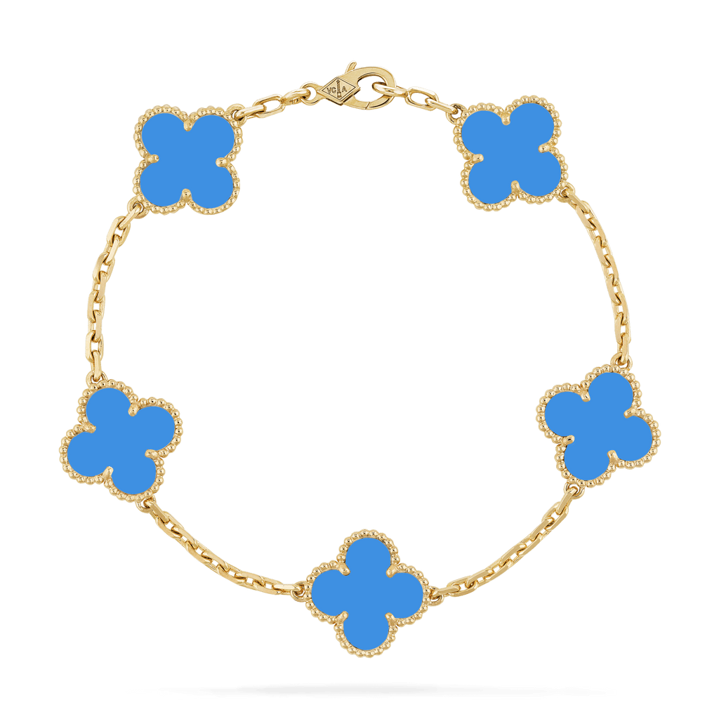 Brazalete Alhambra Àgata Azul