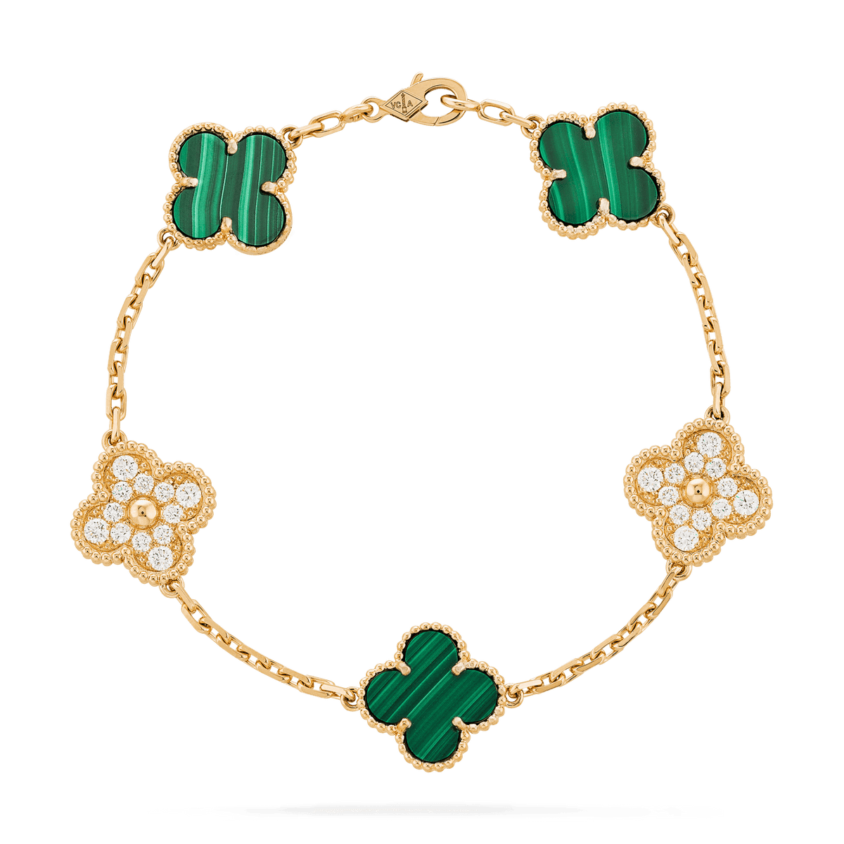 Brazalete Alhambra Malaquita