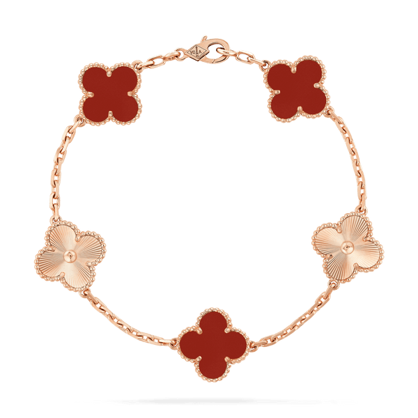 Brazalete Alhambra Àgata Roja Sólido