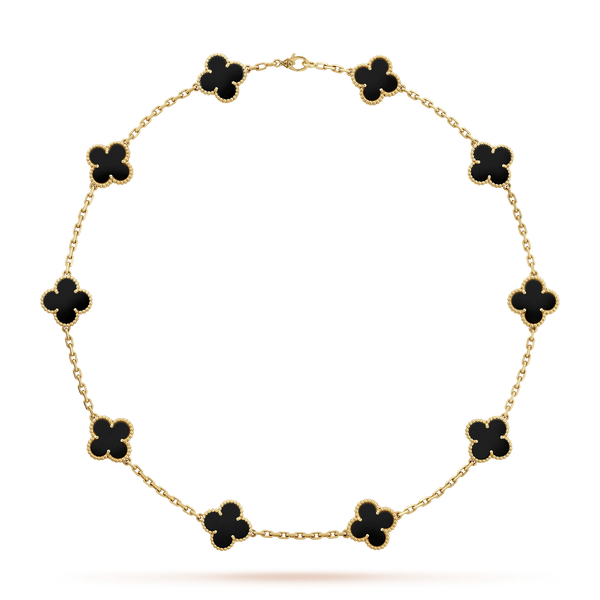 Collar Alhambra 10/20 motif Black
