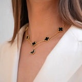 Collar Alhambra 10/20 motif Black