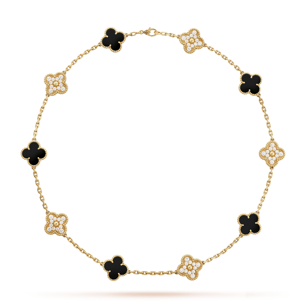 Collar Alhambra 10/20 motif Black