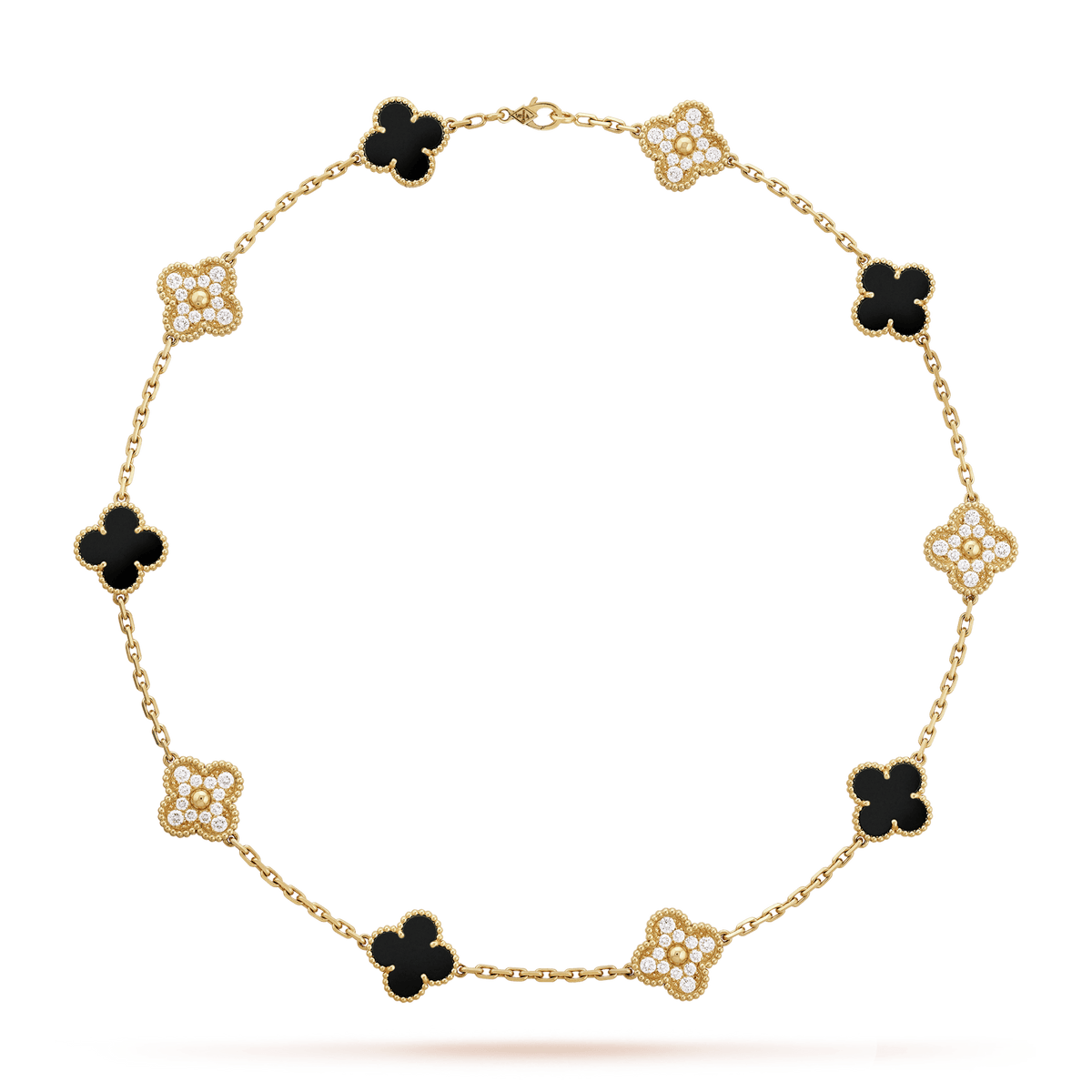 Collar Alhambra 10/20 motif Black
