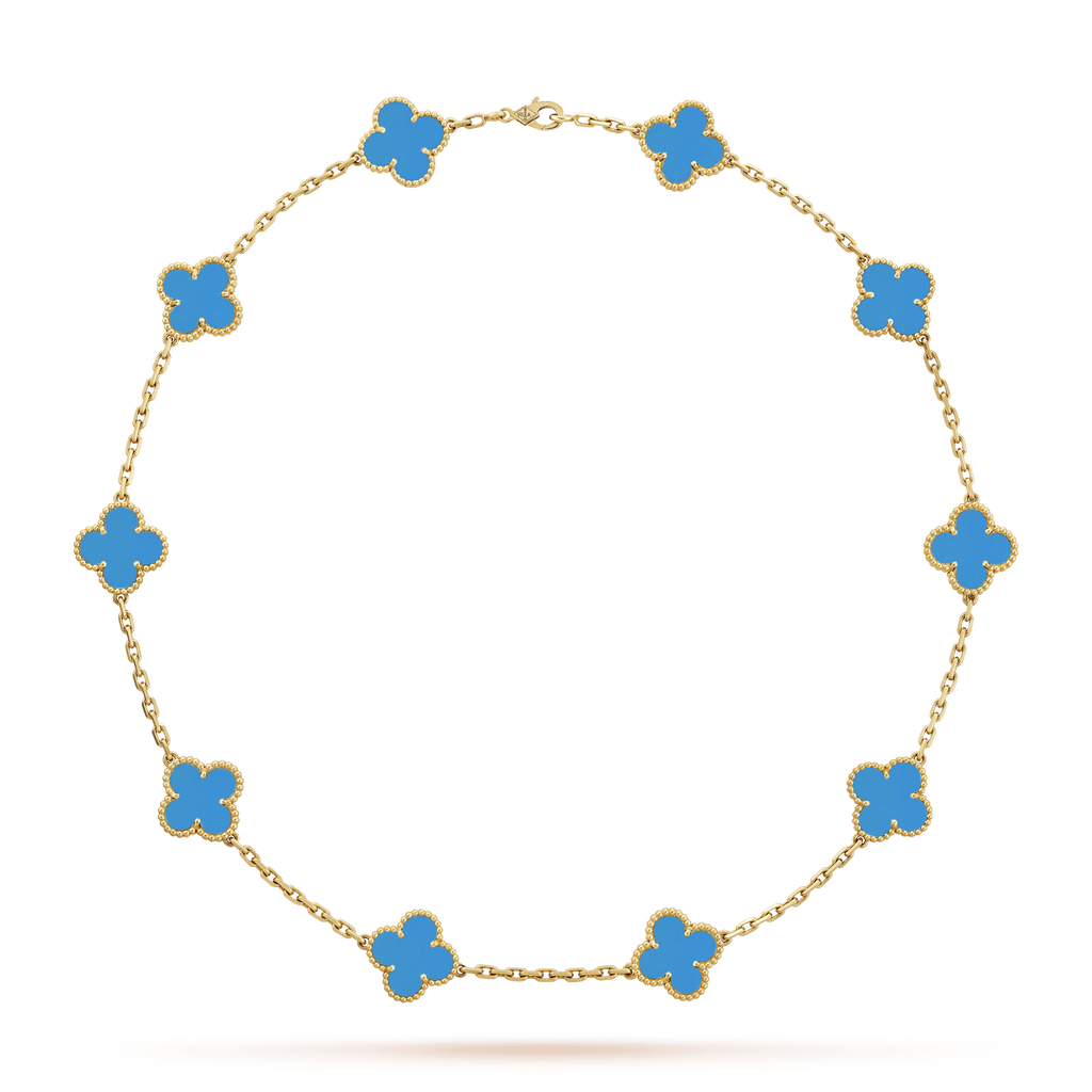Collar Alhambra 10/20 motif Blue